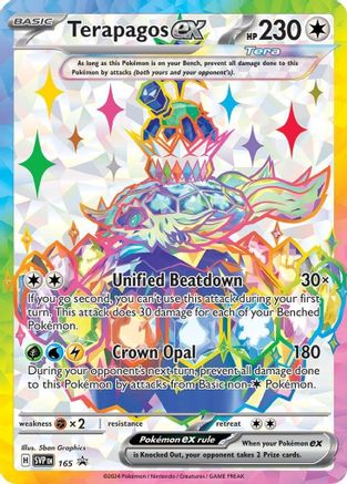 Terapagos ex 165  - Holofoil SV Scarlet & Violet Promo Cards - Promo