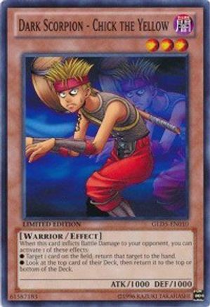 Dark Scorpion - Chick the Yellow (GLD5-EN010) - Gold Series: Haunted Mine Limited