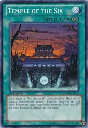Temple of the Six (SDWA-EN031) - Structure Deck: Samurai Warlords 1st Edition