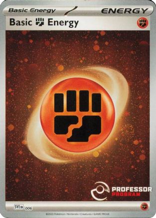 Fighting Energy (2023) 006  - Holofoil Professor Program Promos - Promo