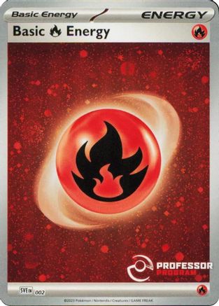 Fire Energy (2023) (2023) 002  - Holofoil Professor Program Promos - Promo