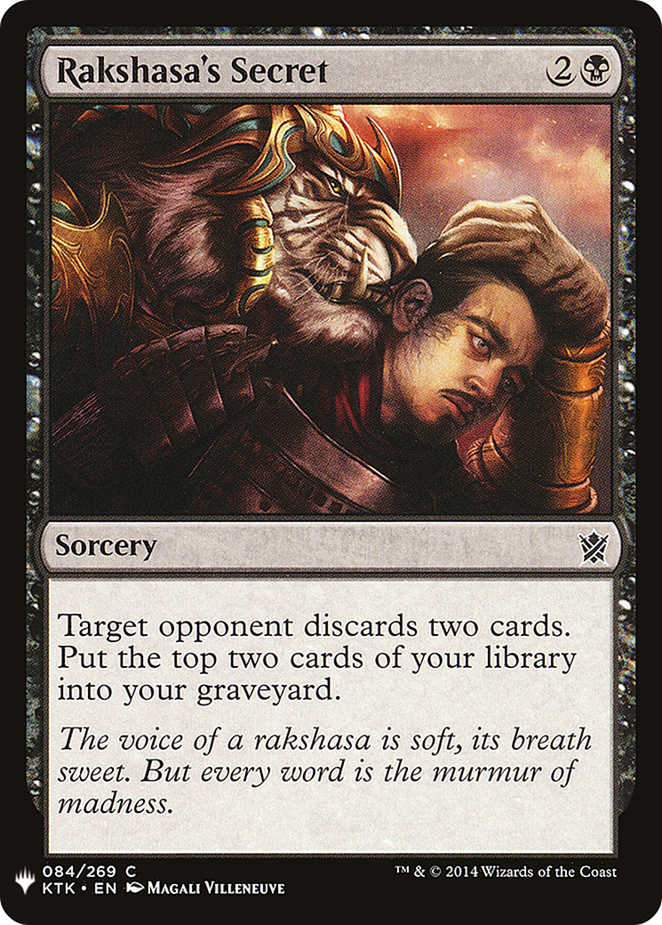 Rakshasa's Secret (LIST-084) - The List