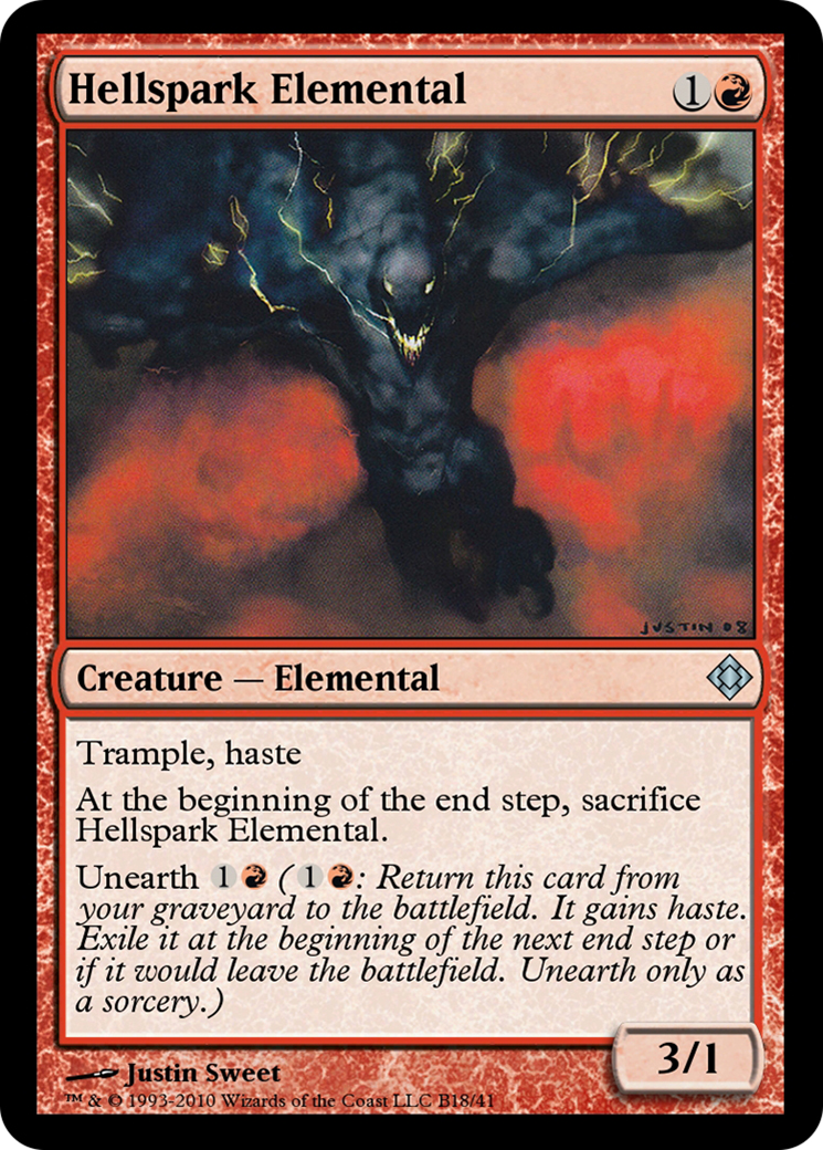 Hellspark Elemental (TD0-B18) - Magic Online Theme Decks