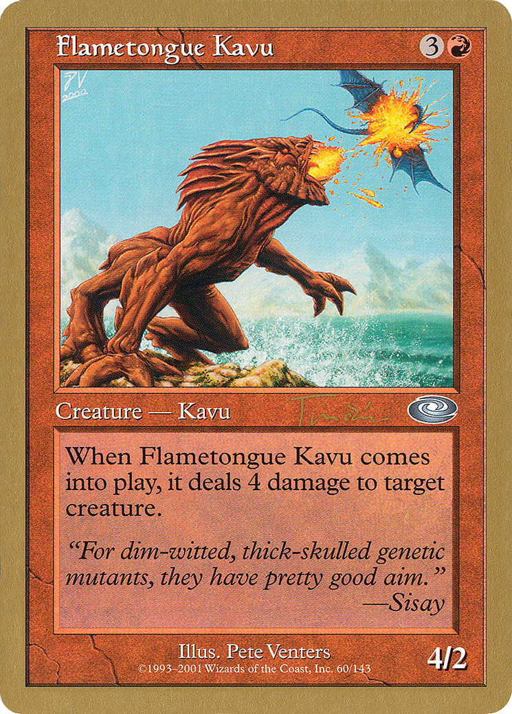 Flametongue Kavu (WCD-JT60) - World Championship Decks 2001