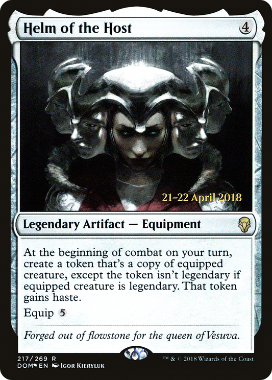 Helm of the Host (PRE-217) - Dominaria Promos Foil