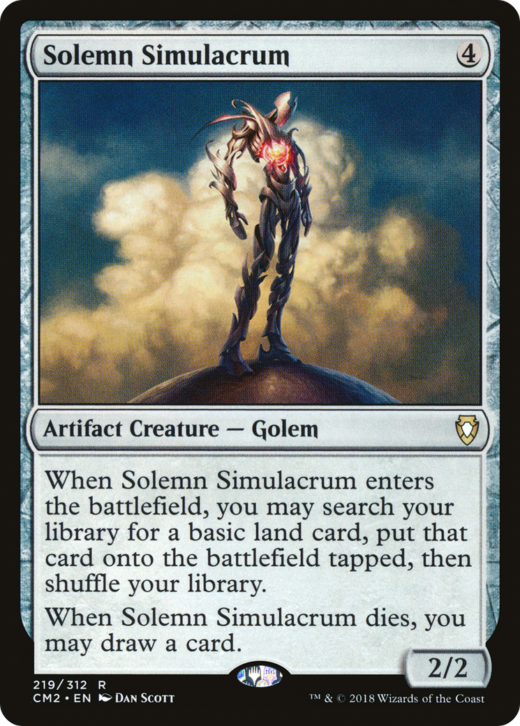Solemn Simulacrum (219) (CM2-219) - Commander Anthology Volume II