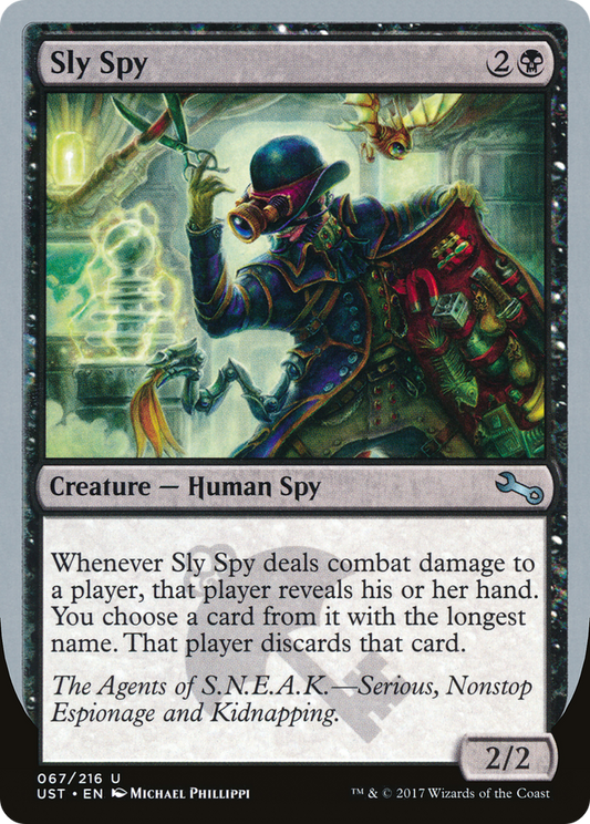Sly Spy (A) (UST-067) - Unstable Foil