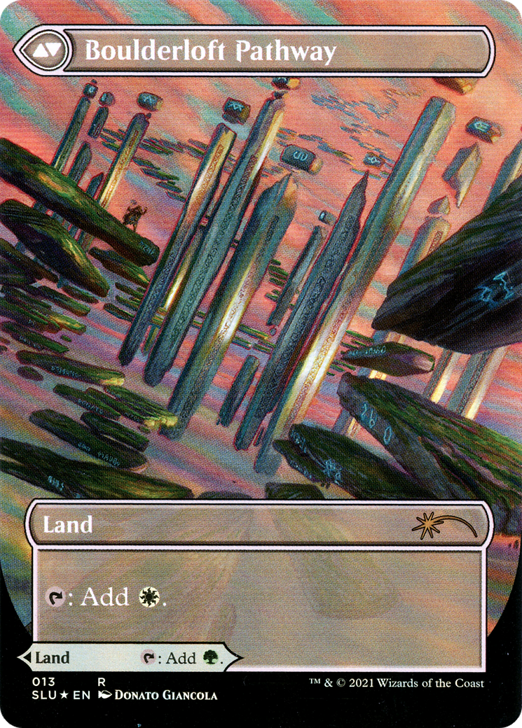 Branchloft Pathway // Boulderloft Pathway (SLU-013) - Secret Lair: Ultimate Edition: (Showcase) (Borderless) Foil