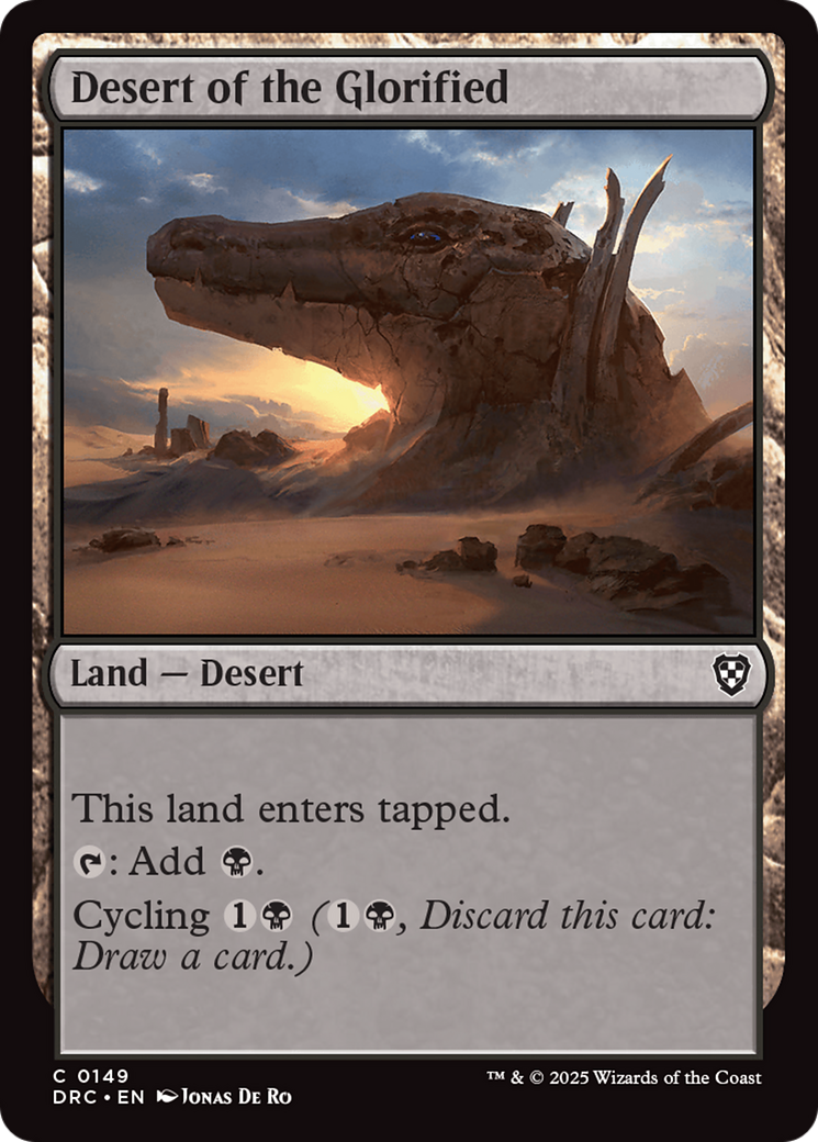 Desert of the Glorified (DRC-149) - Commander: Aetherdrift Foil