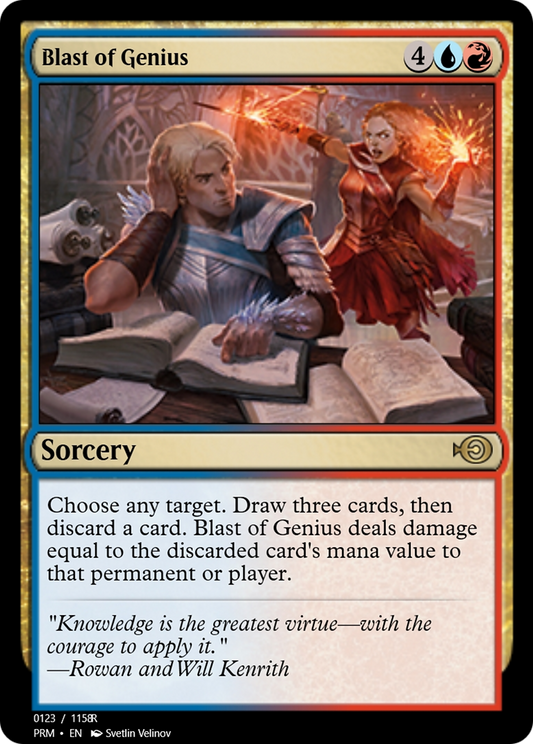 Blast of Genius (PRM-95475) - Magic Online Promos Foil