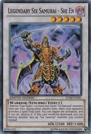 Legendary Six Samurai - Shi En (RYMP-ENSE1) - Ra Yellow Mega Pack Limited