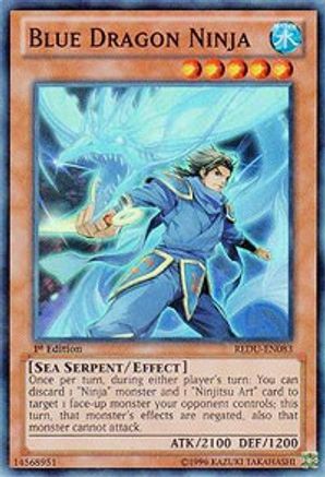 Blue Dragon Ninja (REDU-EN083) - Return of the Duelist Unlimited