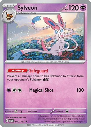 Sylveon 040/131  - Holofoil SV Prismatic Evolutions - Rare