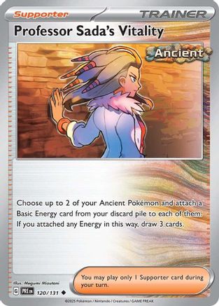 Professor Sada's Vitality 120/131  SV Prismatic Evolutions - Uncommon