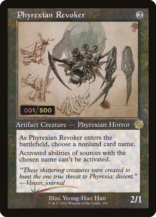 Phyrexian Revoker (BRR-103Z) - The Brothers' War Retro Artifacts Foil