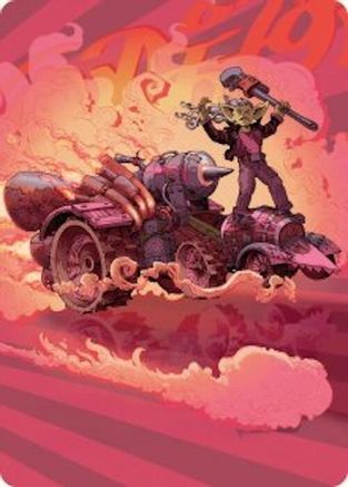 Burner Rocket Art Card (AADFT-041) - Art Series: Aetherdrift