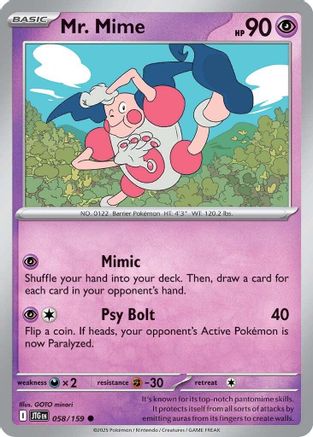 Mr. Mime 058/159  SV09 Journey Together - Common