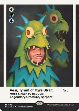 Aesi, Tyrant of Gyre Strait (SLD-1873) - Secret Lair Drop Series