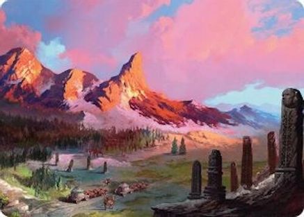 Rugged Highlands Art Card (29/54) (AATDM-029) - Art Series: Tarkir: Dragonstorm
