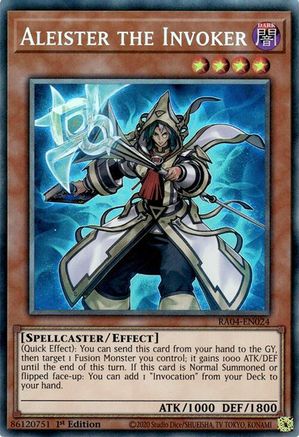 Aleister the Invoker (Alternate Art) (PCR) (RA04-EN024) - Quarter Century Stampede 1st Edition