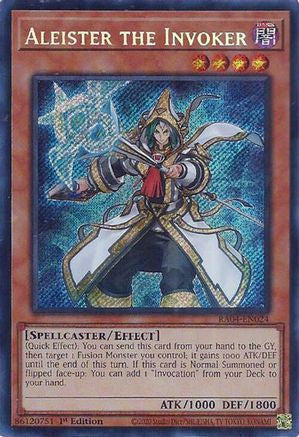 Aleister the Invoker (Alternate Art) (Secret Rare) (RA04-EN024) - Quarter Century Stampede 1st Edition