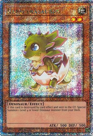 Babycerasaurus (Quarter Century Secret Rare) (RA04-EN131) - Quarter Century Stampede 1st Edition