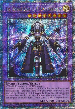 El Shaddoll Construct (Quarter Century Secret Rare) (RA04-EN229) - Quarter Century Stampede 1st Edition