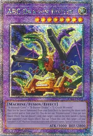 ABC-Dragon Buster (Quarter Century Secret Rare) (RA04-EN271) - Quarter Century Stampede 1st Edition