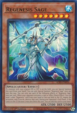 Regenesis Sage (ALIN-EN014) - Alliance Insight 1st Edition