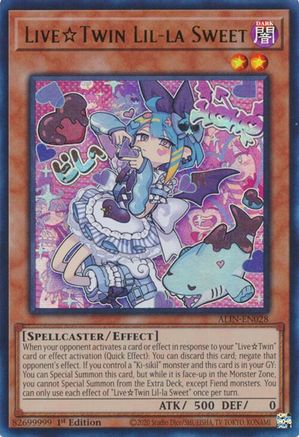 LiveTwin Lil-la Sweet (ALIN-EN028) - Alliance Insight 1st Edition