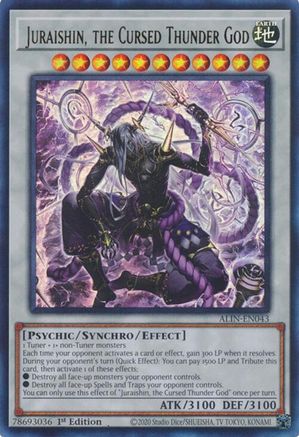 Juraishin, the Cursed Thunder God (ALIN-EN043) - Alliance Insight 1st Edition