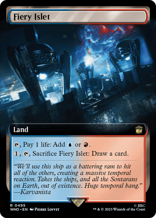 Fiery Islet (WHO-495) - Doctor Who: (Extended Art)