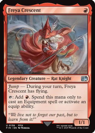 Freya Crescent 138  - Foil FINAL FANTASY - Uncommon