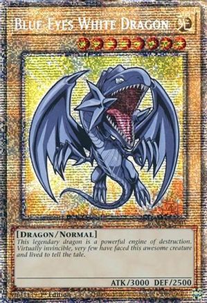 Blue-Eyes White Dragon (Starlight Rare) (BLMM-EN001) - Battles of Legend: Monster Mayhem 1st Edition