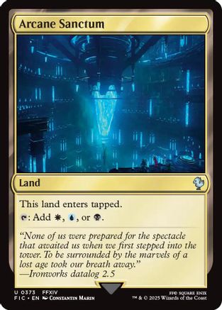 Arcane Sanctum (Surge Foil) (FIC-373) - Commander: FINAL FANTASY Foil