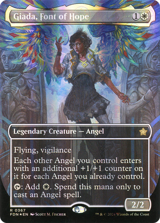 Giada, Font of Hope (FDN-367) - Foundations (Borderless) Foil