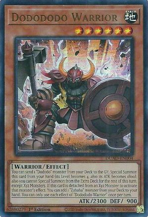 Dodododo Warrior (DUAD-EN004) - Duelist's Advance 1st Edition