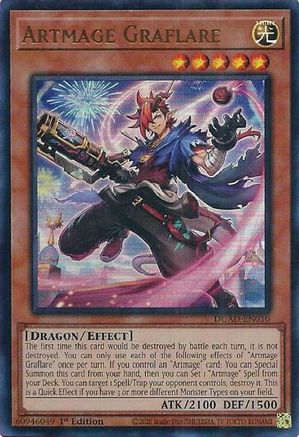 Artmage Graflare (DUAD-EN010) - Duelist's Advance 1st Edition