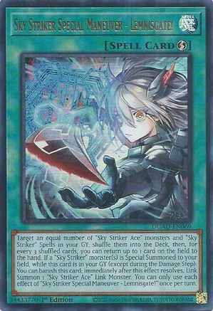 Sky Striker Special Maneuver - Lemnisgate! (DUAD-EN069) - Duelist's Advance 1st Edition