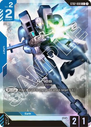 Aries (C+) (ST02-008) - Starter Deck 02 Wings of Advance Holofoil