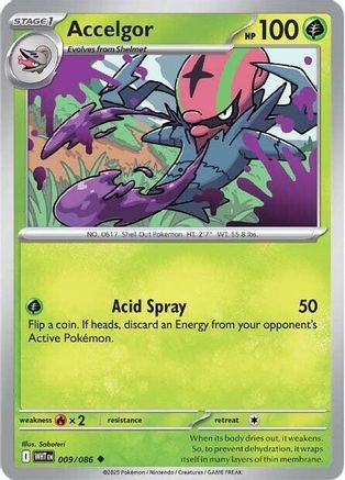 Accelgor 009/086  SV White Flare - Uncommon