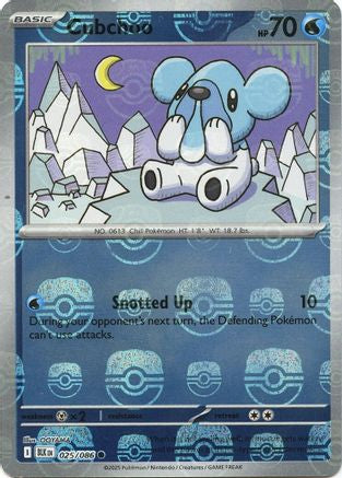 Cubchoo 028/086 - Holofoil SV Black Bolt - Common