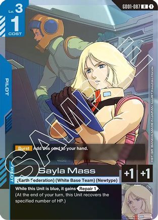 Sayla Mass (GD01-087) - Newtype Rising Holofoil