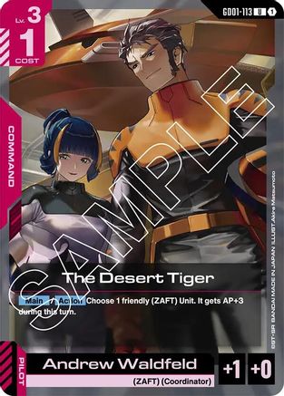 The Desert Tiger (GD01-113) - Newtype Rising