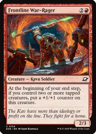 Frontline War-Rager (EOE-134) - Edge of Eternities