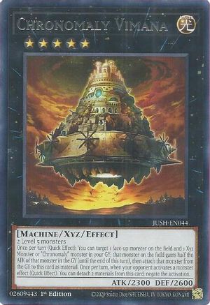 Chronomaly Vimana (JUSH-EN044) - Justice Hunters 1st Edition