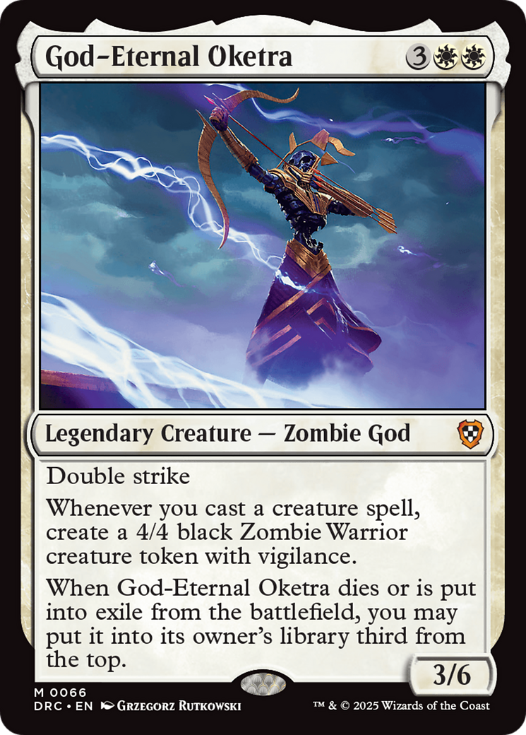 God-Eternal Oketra (DRC-066) - Commander: Aetherdrift Foil