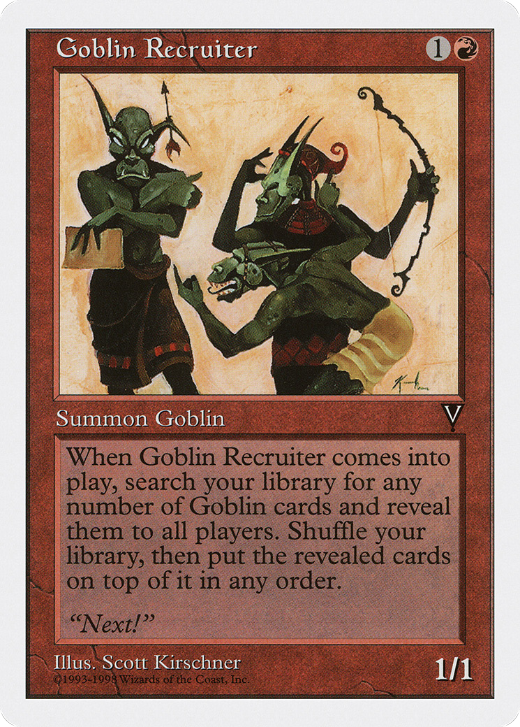 Goblin Recruiter (ATH-038) - Anthologies