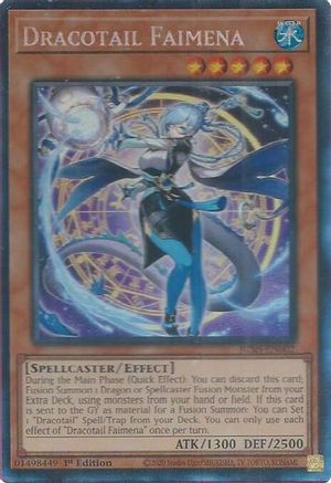 Dracotail Faimena (CR) (JUSH-EN002) - Justice Hunters 1st Edition