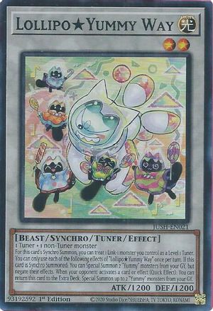 LollipoYummy Way (Super Rare) (JUSH-EN021) - Justice Hunters 1st Edition